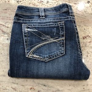 Women’s silver jeans